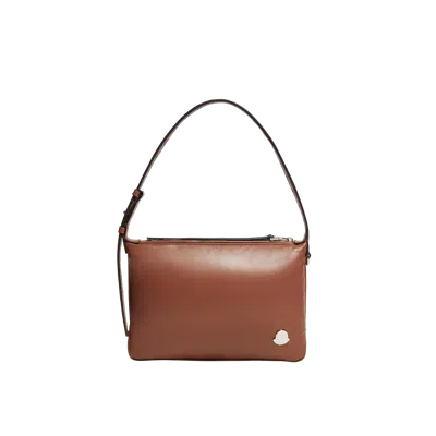 Moncler Sac Porté Épaule En Cuir Nappa Vetta