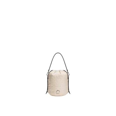 Moncler Caradoc Bucket Bag, Women, Beige, Size: One Size In Sand