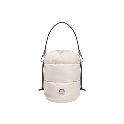 Moncler Caradoc Water-repellent Bucket Bag In White