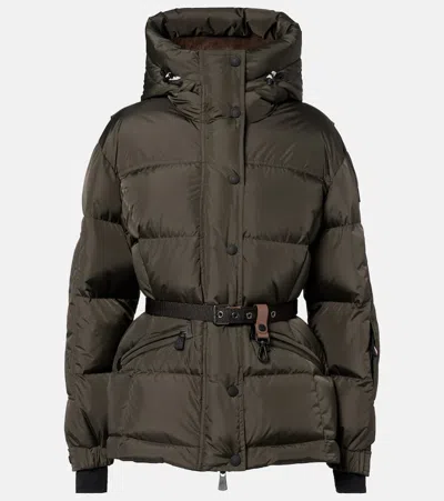 MONCLER SALASTRAINS BELTED DOWN SKI JACKET