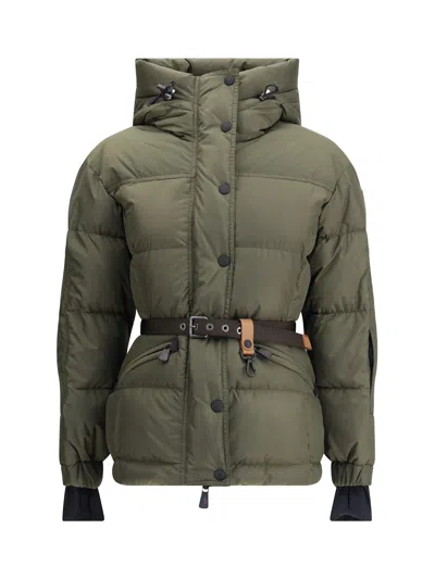 Moncler Salastrains Ski Jacket In Green