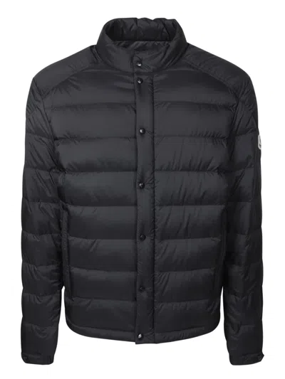 Moncler Salves Logo Black Down Jacket