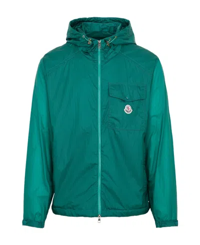 Moncler Samakar Hooded Jacket In Green