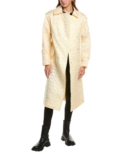 Moncler Samare Coat In Brown