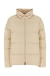Moncler Sand Polyester Mauzun Down Jacket