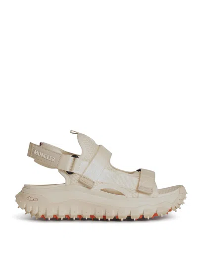 Moncler Trailgrip Ivory Mesh Sandals