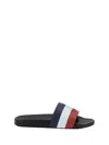 Moncler Men Logo Slippers In Multi