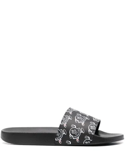 Moncler Sandals In 999