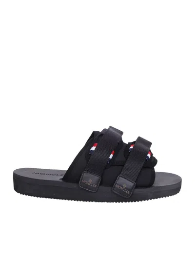Moncler Sandals In Black