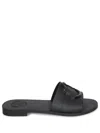 Moncler Mon Slides In Black