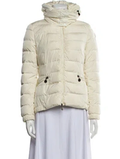 Pre-owned Moncler Sanglier Down Down Jacket In Neutral