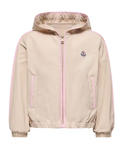 Moncler Sarracenia Hooded Jacket In Neutral