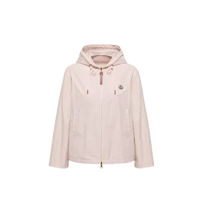 Moncler Veste À Capuche Sarracenia, Femme, Rose, Taille: 5 In Pink