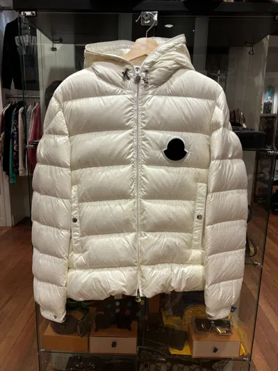 Pre-owned Moncler Sassiere Giubbotto Down Jacket White