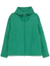 Moncler Etiache Sleeve-pocket Technical Shell Jacket In Grün