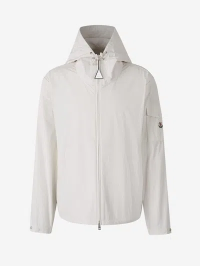 Moncler Sassiere Technical Jacket In White