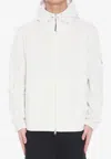 Moncler Galion Quilted Shell Jacket In White