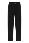 Moncler Women Satin Sports Trousers In Black