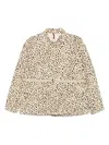 Moncler Saulon Technical Twill Field Jacket In Neutrals
