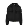 Moncler Short Parka With Zip In Sauvan