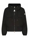 Moncler Sauvan Parka With Hood In Black