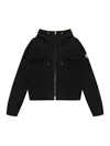 Moncler Sauvan Short Parka In Black