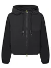 Moncler Snap Button Pockets Hooded Parka With Elasticated Cuffs