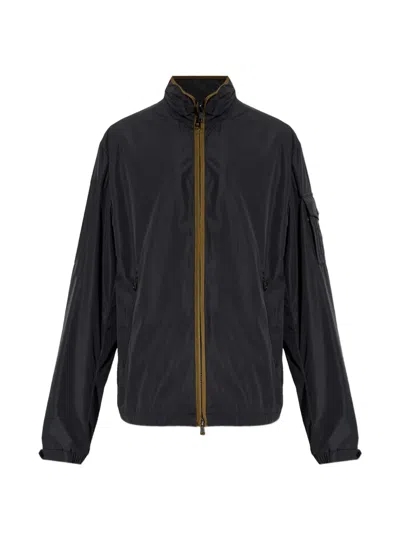 Moncler Sayan Zip-up Pocket Jacket In Black