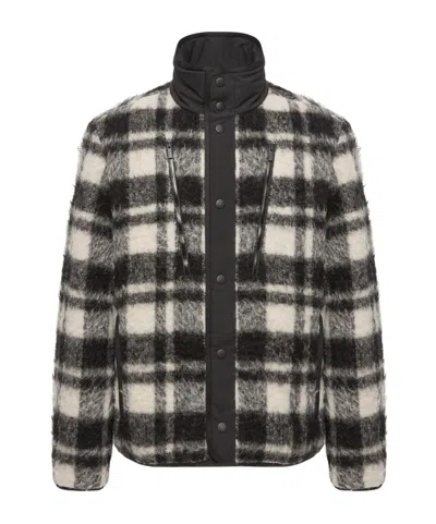 Moncler Scalorbi Mid-length Down Jacket In Black
