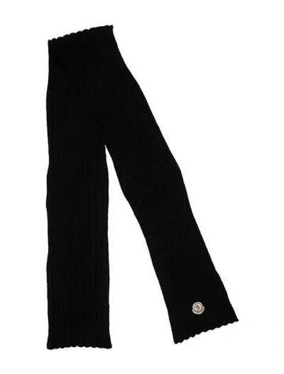 Pre-owned Moncler Scarf In Black