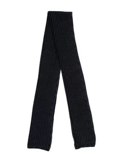 Pre-owned Moncler Scarf In Blue