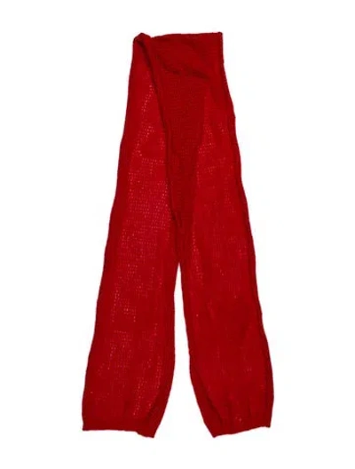 Pre-owned Moncler Scarf In Red