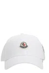 Moncler Logo Baseball Cap In White
