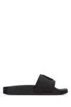 Moncler Petit Basile Rubber Slippers In 999