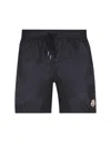 Moncler Crochet Insert Swimsuit Featuring Back Pocket