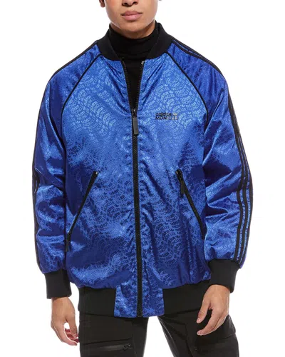 Moncler Seelos Reversible Bomber Jacket In Blue
