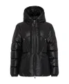 Moncler Seine Long-sleeved Cotton Suit In Black