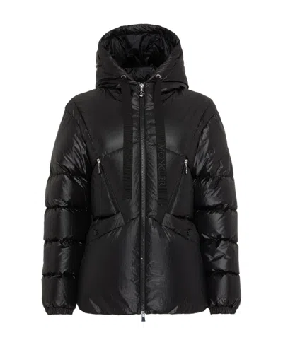 Moncler Seine Long-sleeved Cotton Suit In Nero
