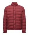 Moncler Selves Nylon Down Jacket In Red