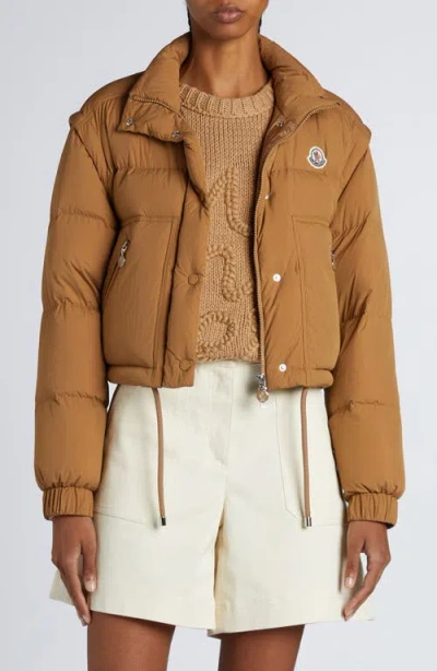 MONCLER MONCLER SELLE CONVERTIBLE DOWN PUFFER JACKET
