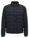 Moncler Doudoune Courte Matelassée In Blue