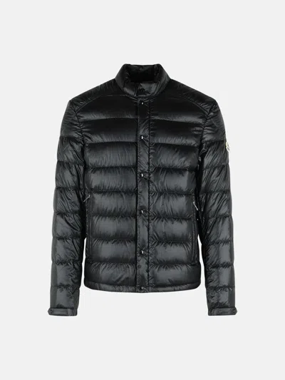 Moncler 'selves' Short Black Polyamide Down Jacket