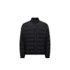 Moncler Selves Short Down Jacket In Blue