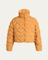 Moncler Senevee Chevron-quilted Short Down Jacket