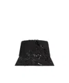 Moncler Bob Brodé De Sequins In Black