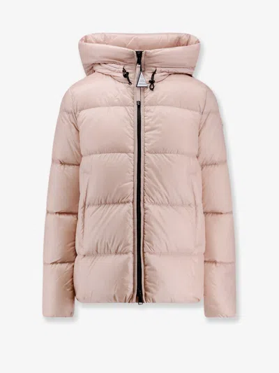 Moncler Serittes Nylon Down Jacket In Pink