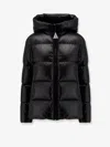 Moncler Serittes Nylon Down Jacket With Hood In Black