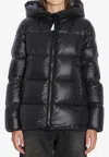 Moncler Serittes Short Down Jacket In Black