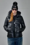 Moncler Women Maire Puffer Jacket With Hood In Black