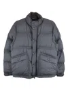 Moncler Sernur Quilted Stud-fastening Jacket In Gray